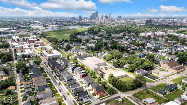 1834 Rosette Way, Indianapolis, IN 46202 - aerial overview of property's location with nearby urban area