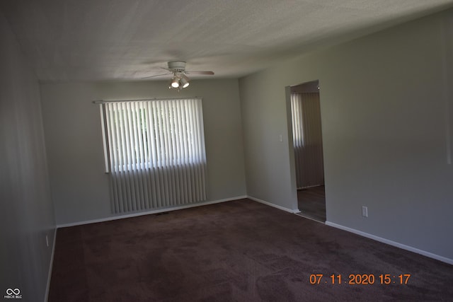 9016 Neptune Dr, Indianapolis, IN 46229 - empty room with a ceiling fan and carpet floors