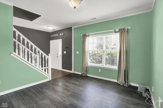 12322 Cool Winds Way W, Fishers, IN 46037 - entryway with stairway and wood finished floors