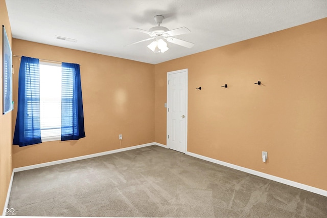 12322 Cool Winds Way W, Fishers, IN 46037 - empty room featuring carpet flooring and ceiling fan