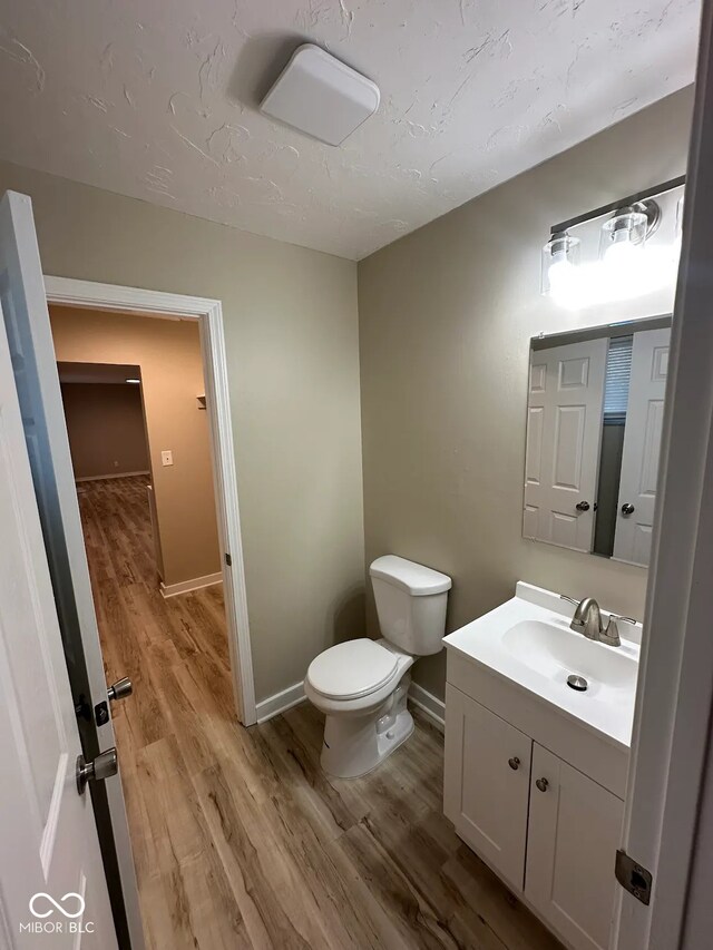 2951 S Elizabeth St, Indianapolis, IN 46203 - bathroom with wood finished floors and vanity