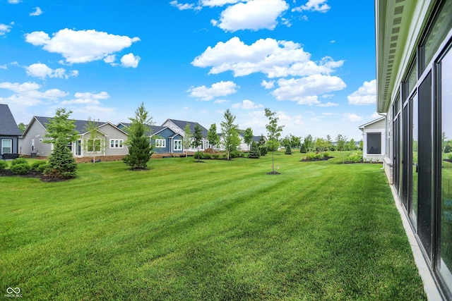 2612 Ruffian Dr, Westfield, IN 46074 - view of green lawn with a residential view
