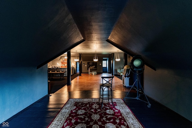 825 E Washington St, Muncie, IN 47305 - hall featuring wood finished floors