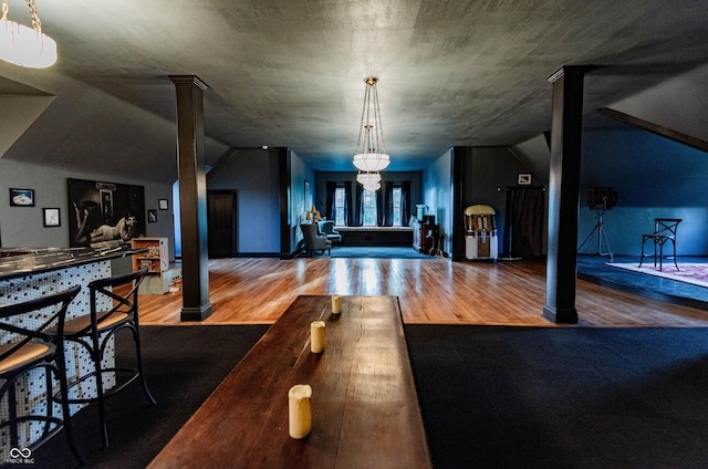 825 E Washington St, Muncie, IN 47305 - dining space featuring wood finished floors