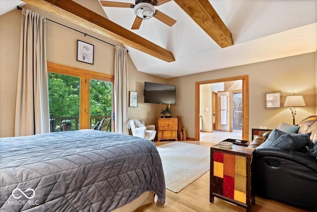 6975 Milhouse Rd, Indianapolis, IN 46221 - bedroom with wood finished floors and access to outside