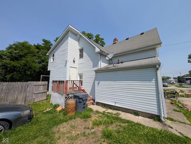 1609 Brown St, Anderson, IN 46016 - rear view of house