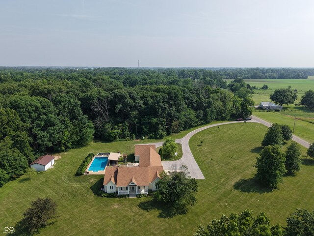 14266 S 125 E, Clinton, IN 47842 - bird's eye view of a pool and a forest