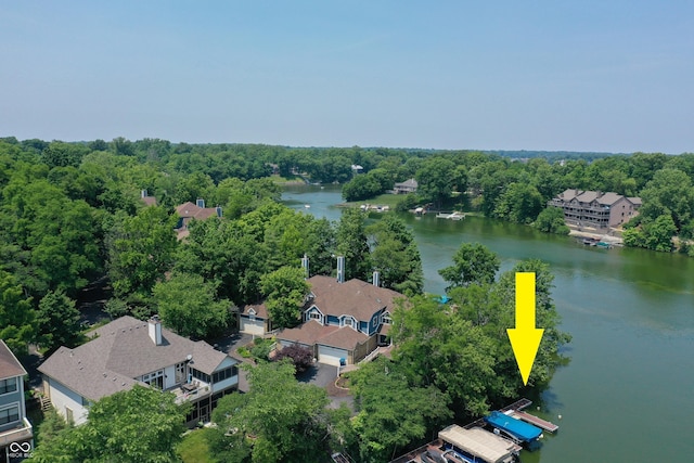 8069 Middle Bay Ln, Indianapolis, IN 46236 - drone / aerial view of a large body of water