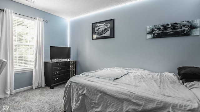 1112 Halifax Ct, Indianapolis, IN 46231 - bedroom featuring carpet floors and a textured ceiling