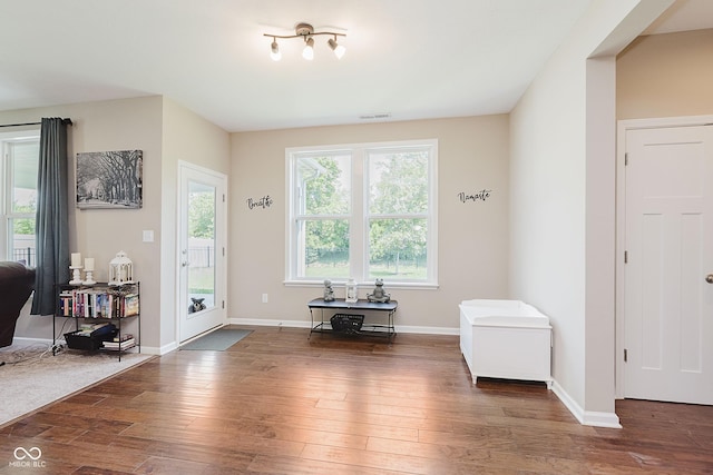 11840 Crossbill Ct, Noblesville, IN 46060 - foyer entrance featuring hardwood / wood-style floors