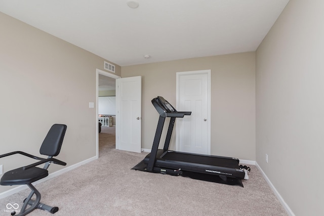 11840 Crossbill Ct, Noblesville, IN 46060 - exercise room featuring carpet and baseboards