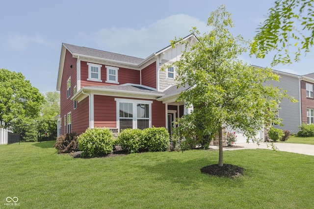 11840 Crossbill Ct, Noblesville, IN 46060 - view of front of property with concrete driveway and board and batten siding