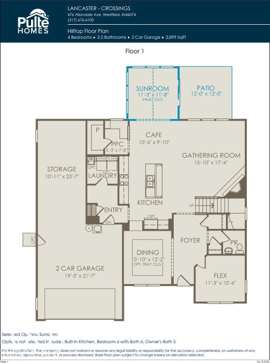 18955 Seaforth Way, Westfield, IN 46074 - view of home floor plan