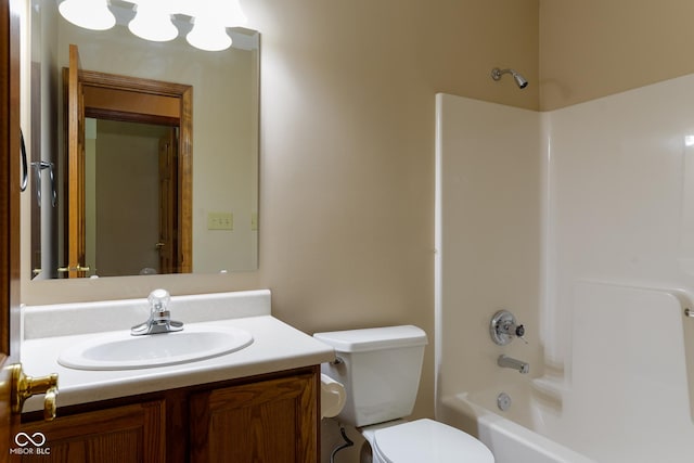 413 Blue Spring Dr, Indianapolis, IN 46239 - full bathroom featuring vanity and tub / shower combination
