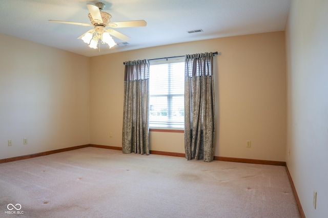 413 Blue Spring Dr, Indianapolis, IN 46239 - unfurnished room with carpet floors and ceiling fan