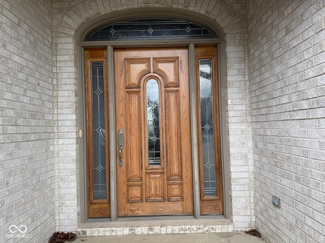 4230 Raintree Blvd, Greenwood, IN 46143 - entrance to property with brick siding