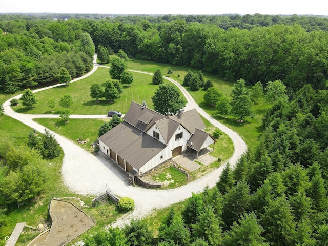 2825 E 216th St, Cicero, IN 46034 - view from above of property featuring a forest