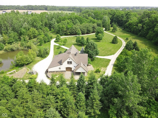 2825 E 216th St, Cicero, IN 46034 - aerial view of property and surrounding area featuring a large body of water