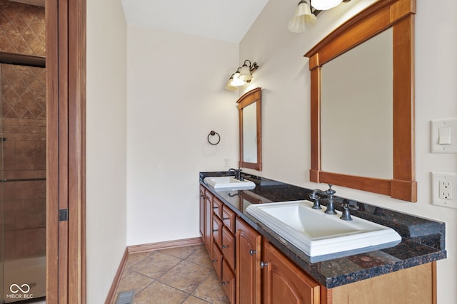5274 Brooks Bnd, Greenwood, IN 46143 - bathroom with double vanity and baseboards