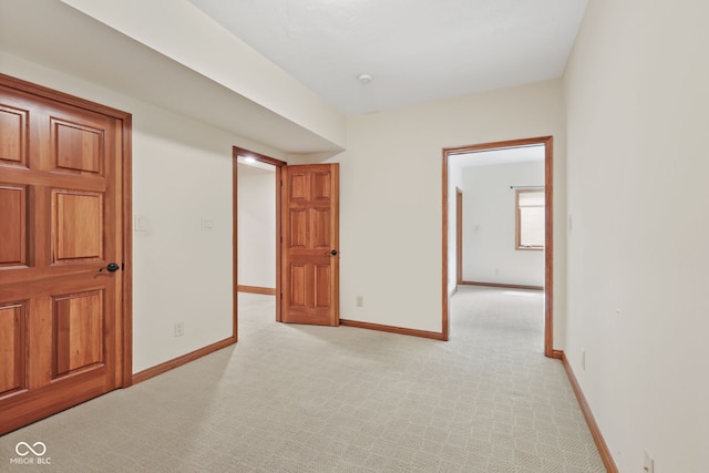 5274 Brooks Bnd, Greenwood, IN 46143 - hallway with light colored carpet and baseboards