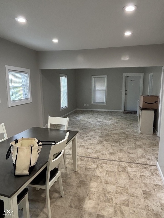 4630 W 71st St, Indianapolis, IN 46268 - dining space with plenty of natural light and recessed lighting