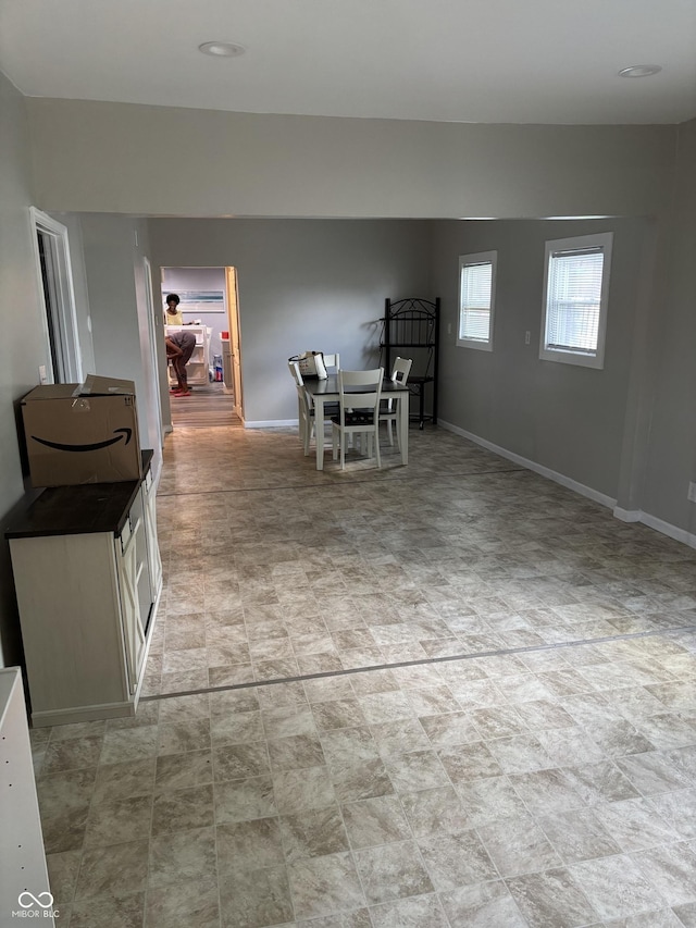 4630 W 71st St, Indianapolis, IN 46268 - dining space with baseboards