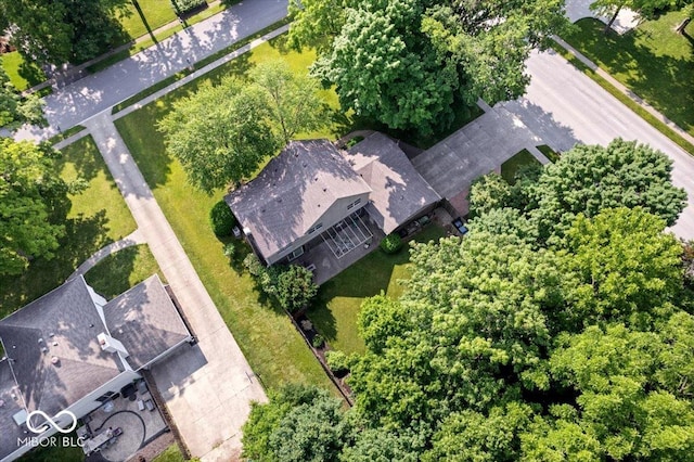 54 Horseshoe Ln, Carmel, IN 46033 - aerial view of property and surrounding area