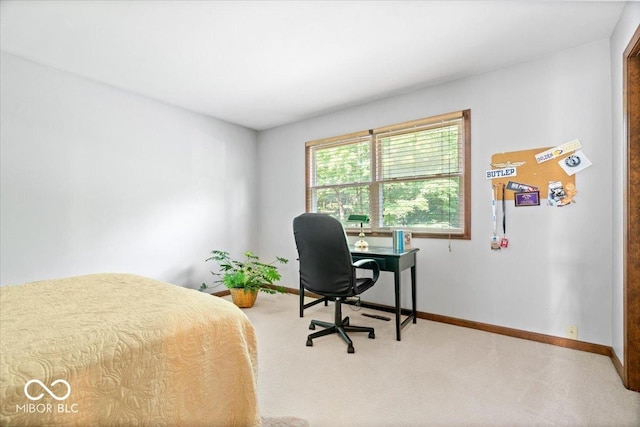 54 Horseshoe Ln, Carmel, IN 46033 - bedroom with carpet and a desk