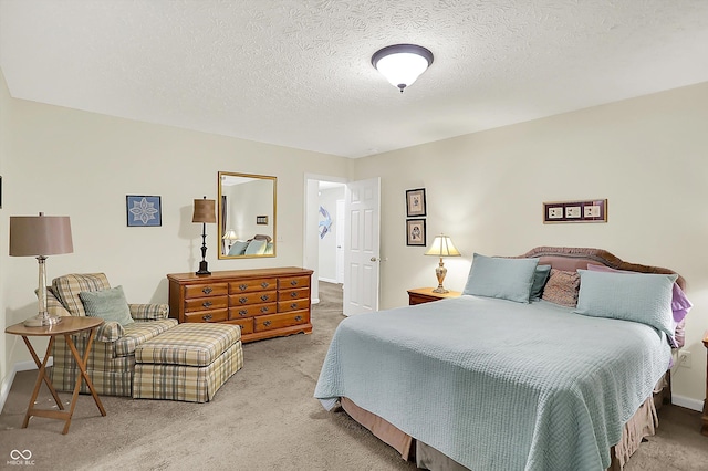 8038 Sydney Ln, Avon, IN 46123 - carpeted bedroom featuring a textured ceiling and baseboards