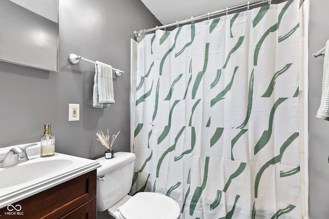 1020 N Ritter Ave, Indianapolis, IN 46219 - bathroom featuring vanity and a shower with shower curtain