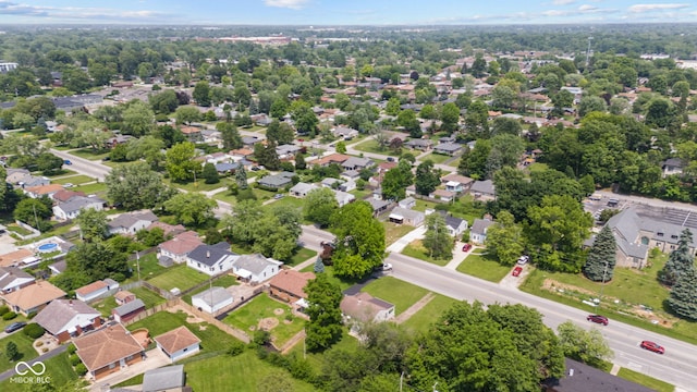 1020 N Ritter Ave, Indianapolis, IN 46219 - aerial overview of property's location featuring nearby suburban area