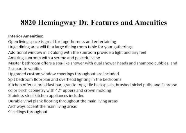 8820 Hemingway Dr, Indianapolis, IN 46239 - view of miscellaneous property collateral