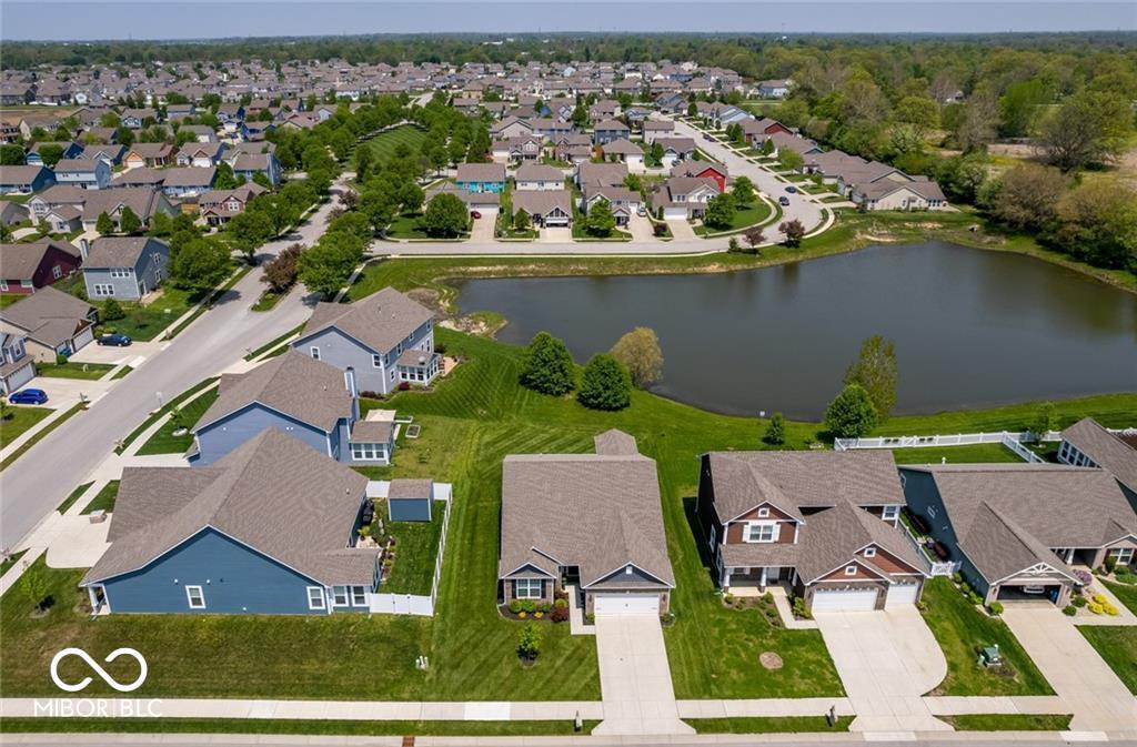 8820 Hemingway Dr, Indianapolis, IN 46239 - aerial view of property's location featuring nearby suburban area