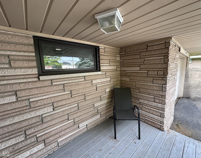 7150 Combs Rd, Indianapolis, IN 46237 - view of wooden terrace