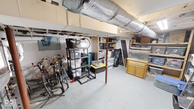 1002 N New Jersey St, Indianapolis, IN 46202 - view of unfinished below grade area