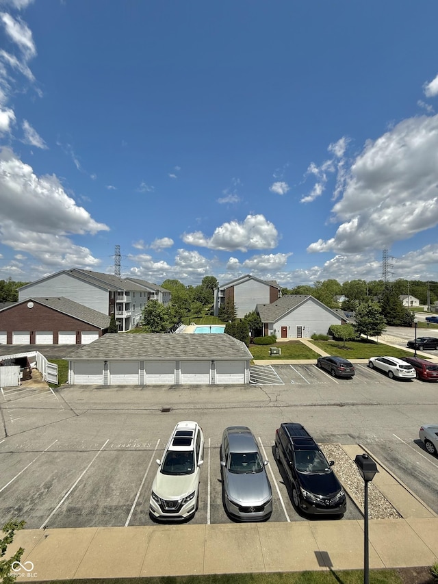 5019 Amber Creek Pl, Indianapolis, IN 46237 - view of uncovered parking lot