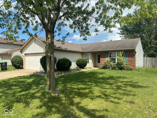 39 Meadow Creek E Boulevard, Whiteland, IN 46184 - single story home with a garage, driveway, and brick siding