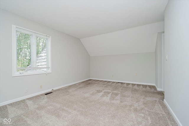 16714 Oak Rd, Westfield, IN 46074 - additional living space featuring light colored carpet and lofted ceiling