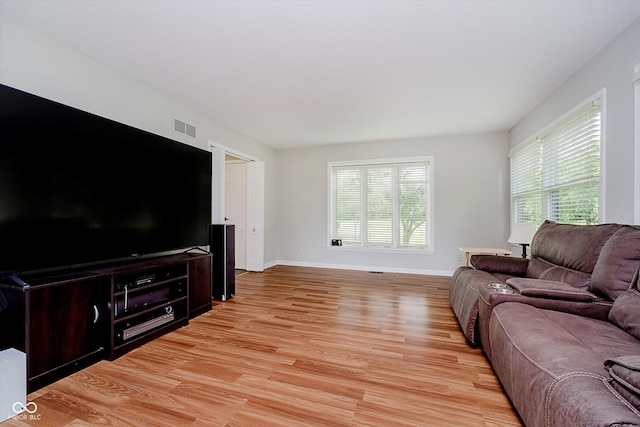16714 Oak Rd, Westfield, IN 46074 - living room featuring light wood-style flooring and baseboards