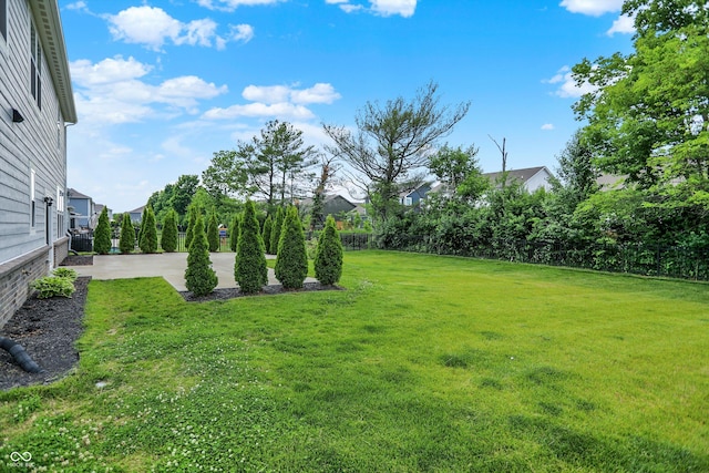 2074 Tompkins Dr, Westfield, IN 46074 - view of yard featuring a patio