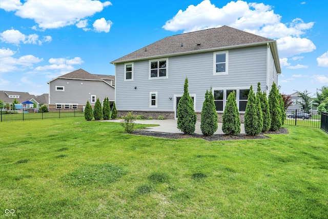 2074 Tompkins Dr, Westfield, IN 46074 - rear view of property with a patio area