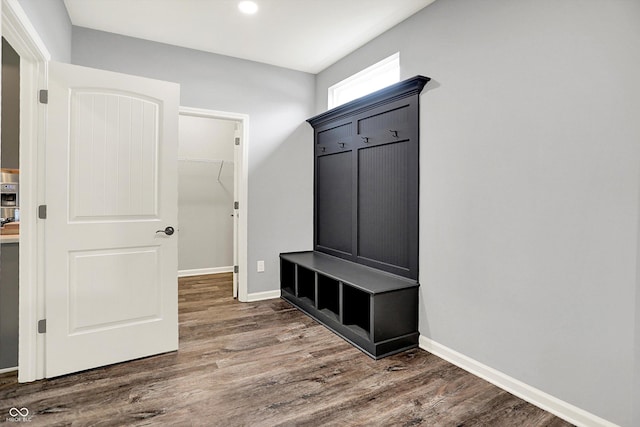 2074 Tompkins Dr, Westfield, IN 46074 - mudroom featuring wood finished floors and recessed lighting