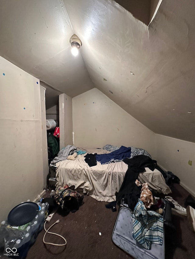 1129 N Pershing Ave, Indianapolis, IN 46222 - bedroom featuring vaulted ceiling