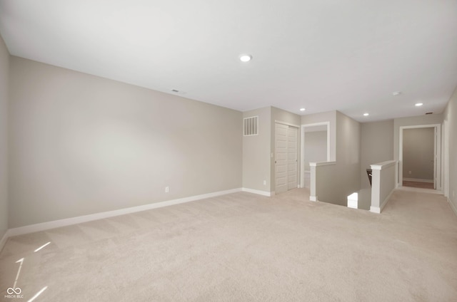 7510 Hillway Dr, Camby, IN 46113 - empty room with light carpet and recessed lighting