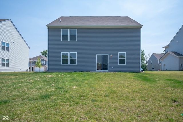 7510 Hillway Dr, Camby, IN 46113 - back of property featuring a lawn