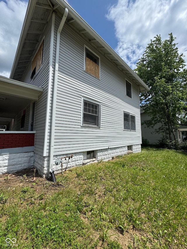 3701 E Vermont St, Indianapolis, IN 46201 - view of home's exterior featuring a yard