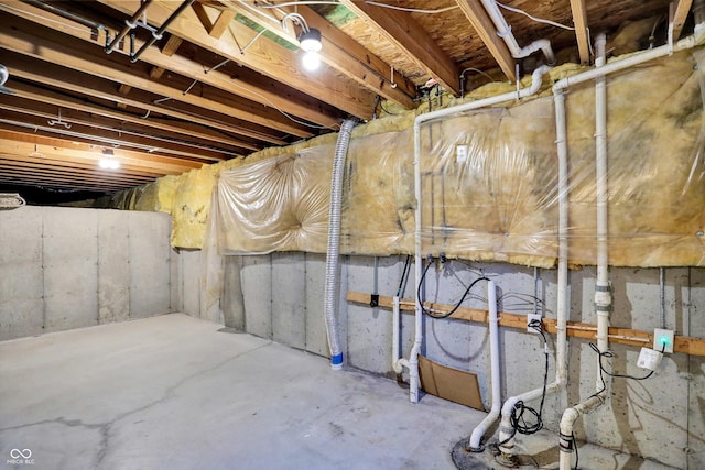 11961 Driftstone Dr, Fishers, IN 46037 - view of unfinished below grade area