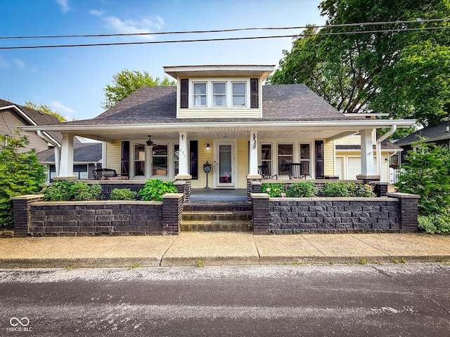 251 N St, Danville, IN 46122 - bungalow-style home featuring a porch and a shingled roof