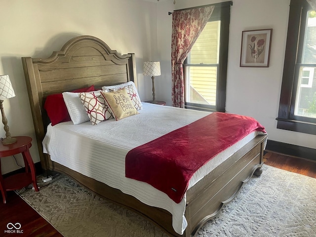 251 N St, Danville, IN 46122 - bedroom featuring wood finished floors and baseboards