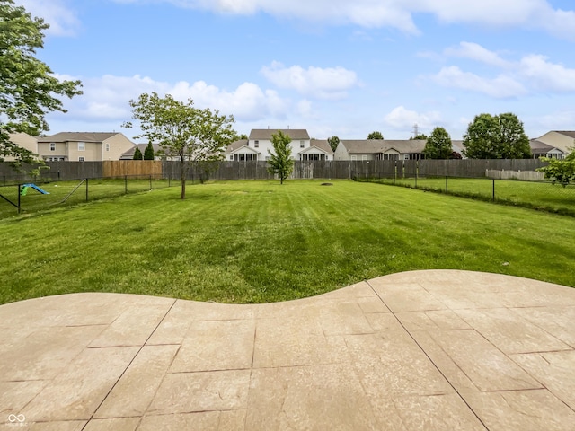 3445 Brandenburg Blvd, Indianapolis, IN 46239 - view of yard with a residential view and a patio
